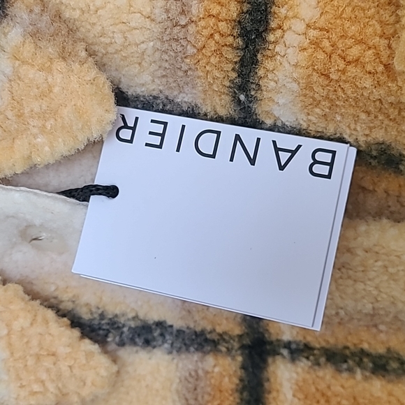 NWT Bandier Aspen Plaid Sherpa Jacket - XL - Picture 3 of 6